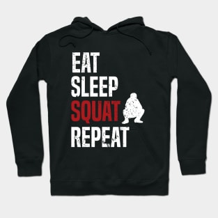 Eat Sleep Squat Repeat Slav Squat Hoodie